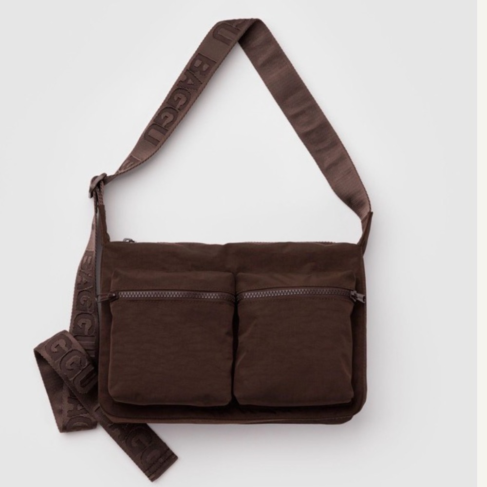 BAGGU Medium Cargo Crossbody Bag - Coffee